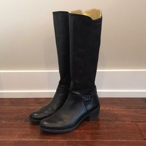 Bussola Black Leather Riding Boot
